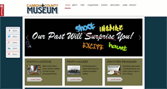 Desktop Screenshot of carboncountymuseum.org